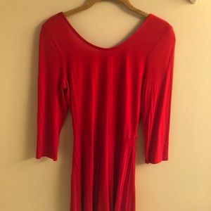 Red Express short, low cal swing dress sz M